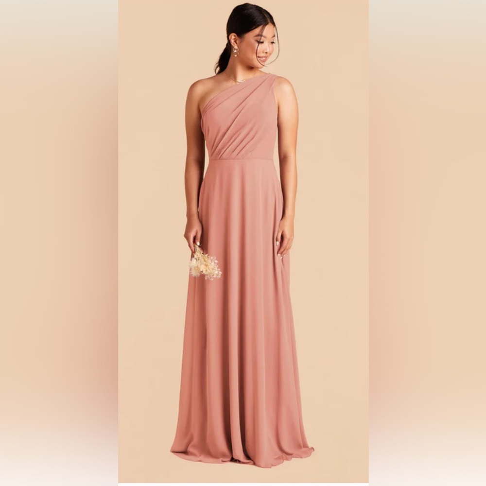Birdy grey bridesmaid dress 
CHIFFON DUSTY ROSE
